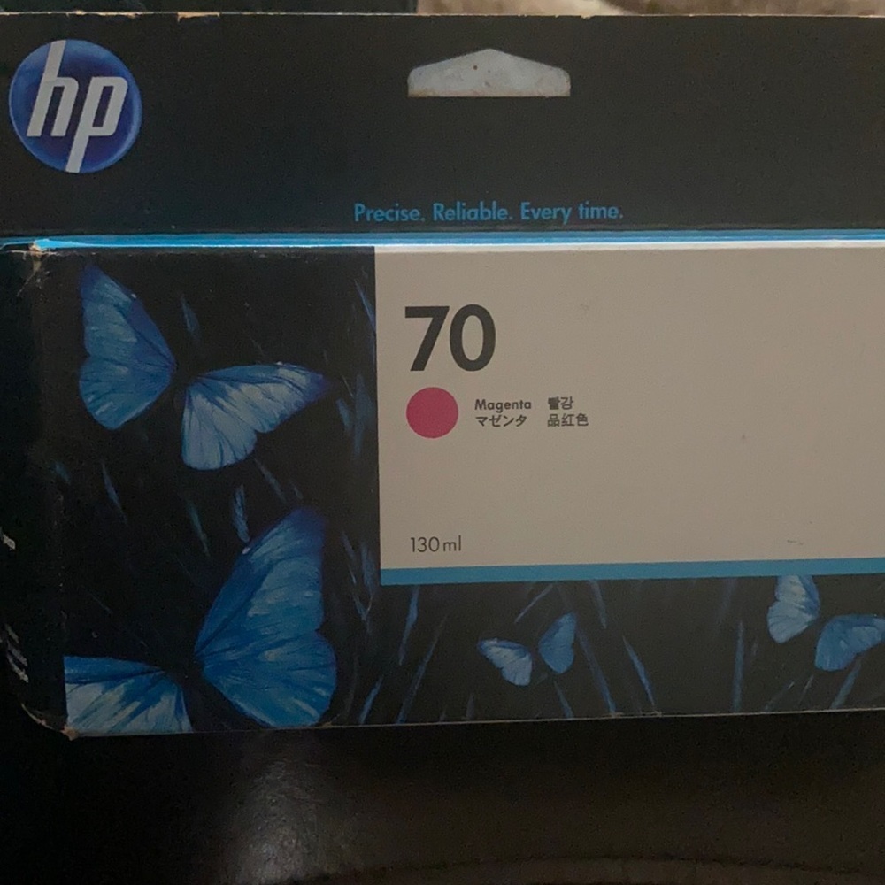 Hp 70 pink magenta